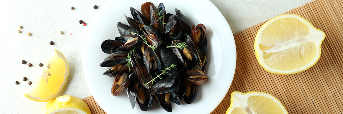 Prince Edward Island Mussels in White Wine and Garlic