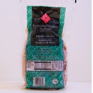 Louisiana Premium Seafood Marinated Prime Fillets Alligator Meat (1lb)