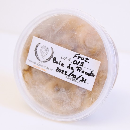 Baie de Tracadie Frozen Shucked Oysters Golden Hearts