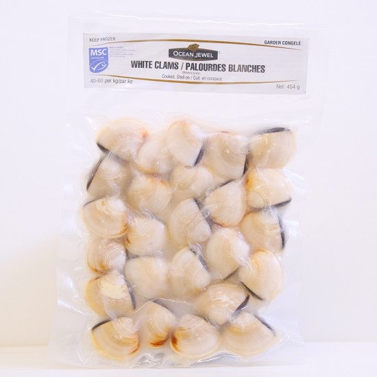Ocean Jewel Frozen White Clams (1lb)